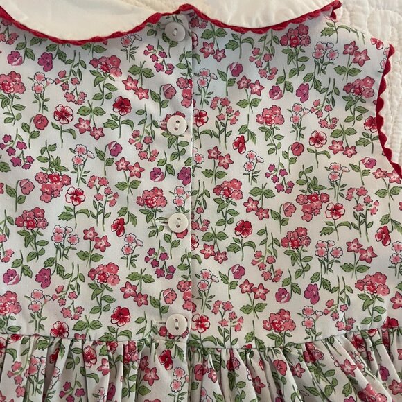 Peter Pan Collar Bella Bliss Floral Dress girls size 6 EUC - Picture 4 of 5